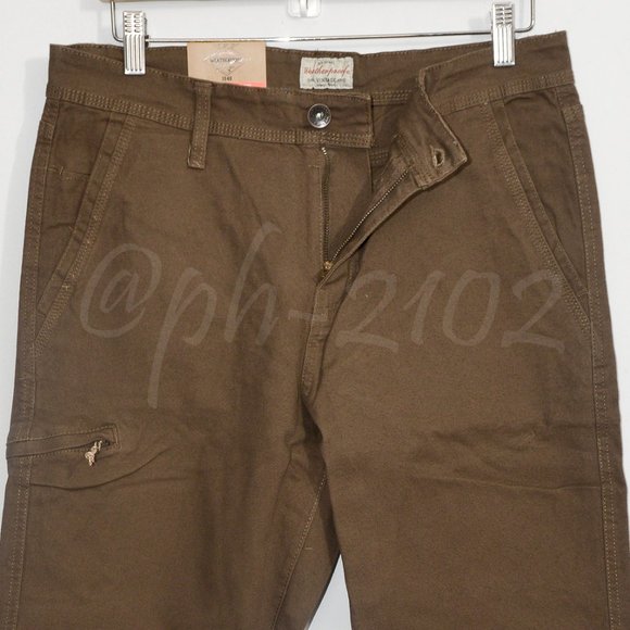 BROWN Weatherproof Vintage Men’s Trevorland Flex Utility Pant - Picture 4 of 9